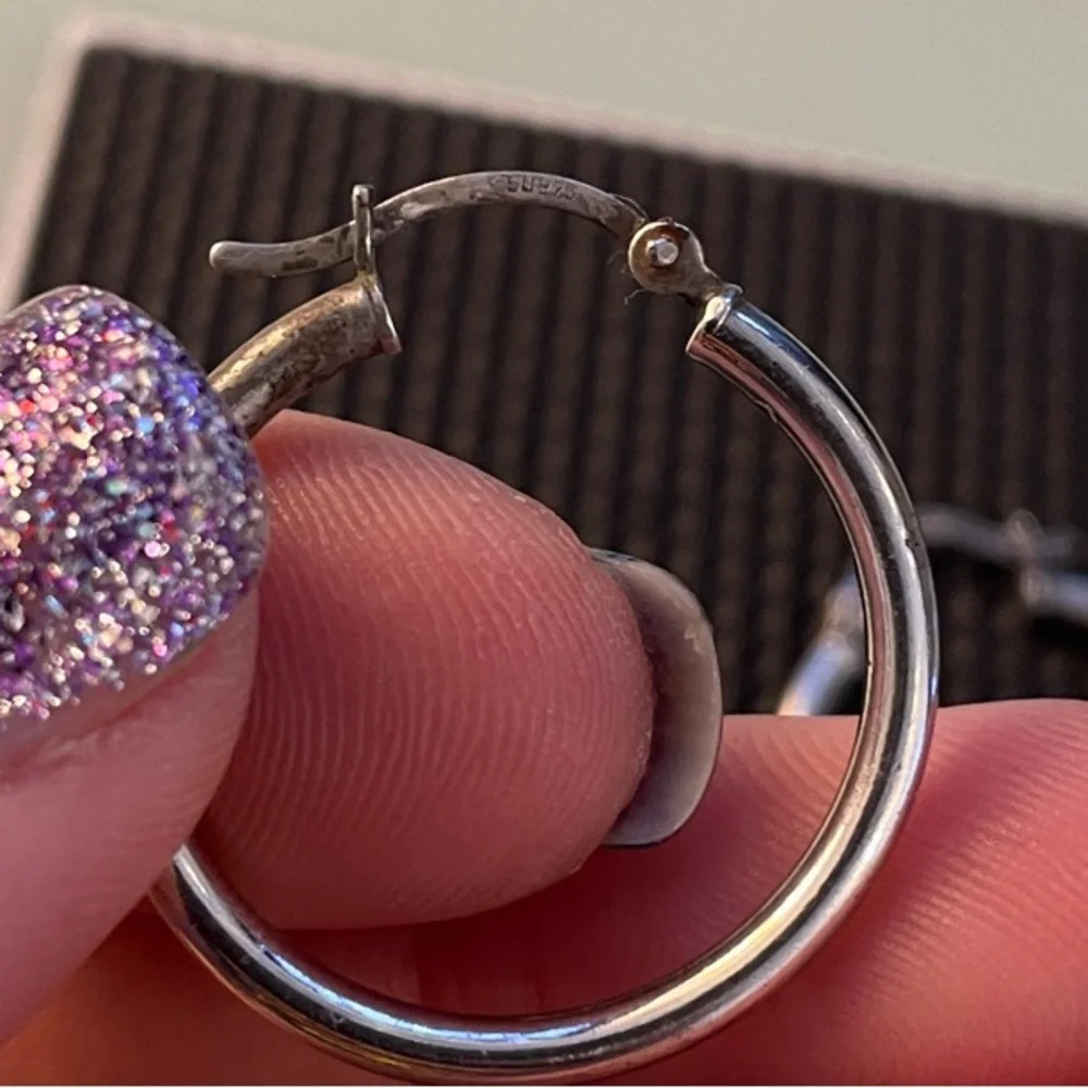 Sterling Silver Hoop Earrings